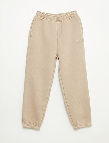 Jogging chaud uni avec doublure polaire