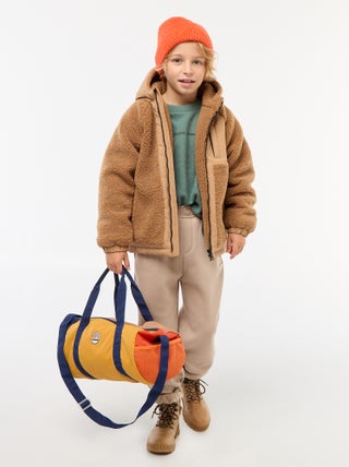 Jogging chaud uni avec doublure polaire