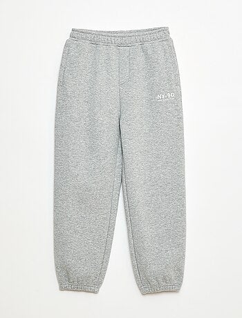 Jogging chaud uni avec doublure polaire