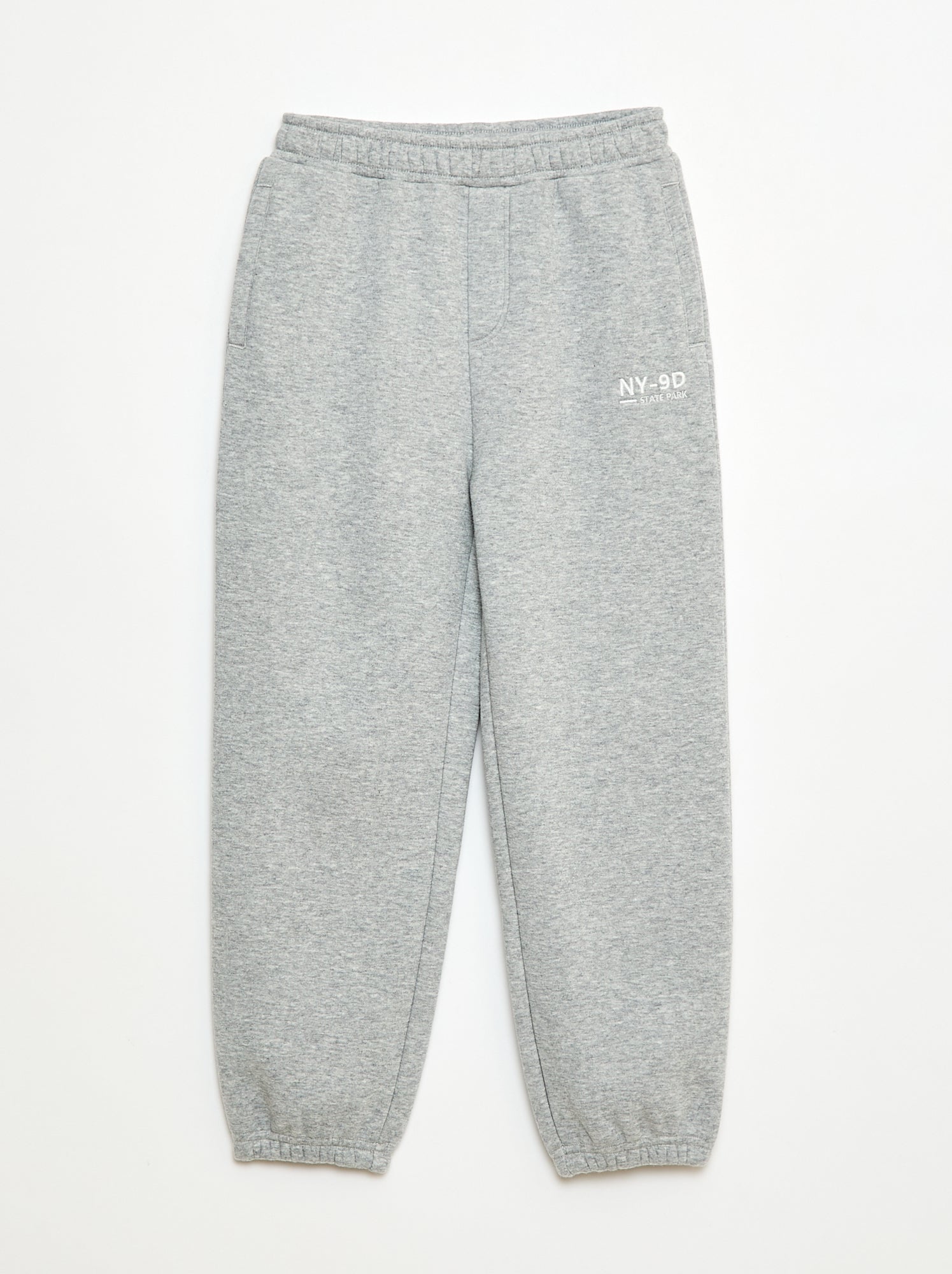 Pantalon Jogging Enfant Hiver – Chaud, Doublure Polaire, Motif Carreaux Et Lettres, Unisexe Garçon Fille - 3