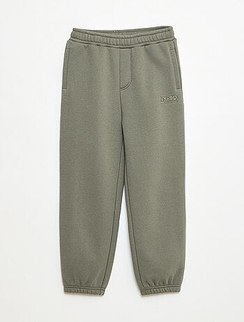 Jogging chaud uni avec doublure polaire