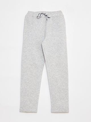 Jogging chiné avec ceinture ajustable