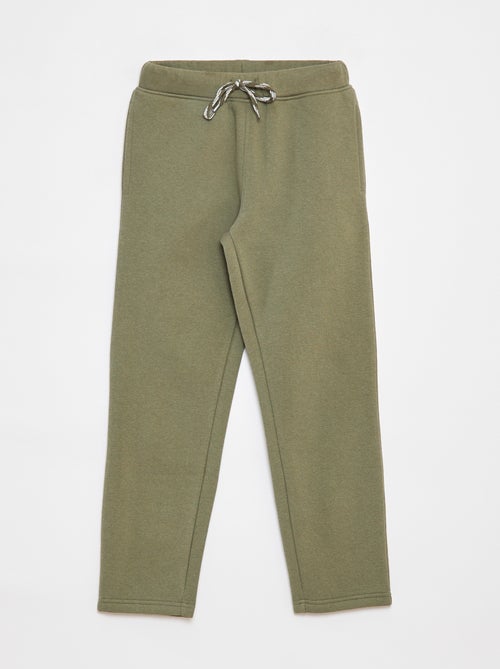 Jogging chiné avec ceinture ajustable - Kiabi
