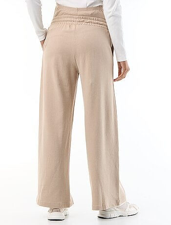 Jogging de maternité wide leg en french terry