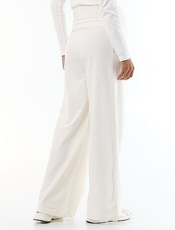 Jogging de maternité wide leg en french terry