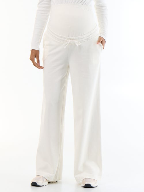 Jogging de maternité wide leg en french terry - Kiabi Jogging de maternité wide leg en french terry - Kiabi