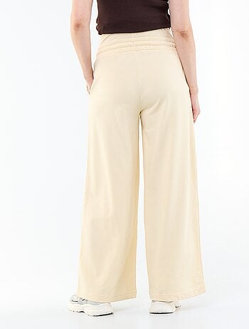 Jogging de maternité wide leg en french terry