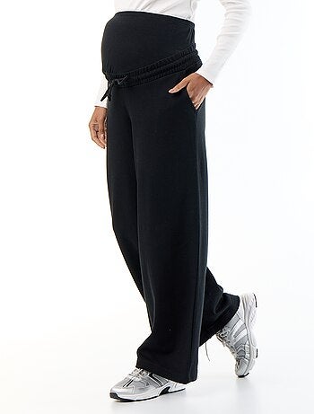 Jogging de maternité wide leg en french terry