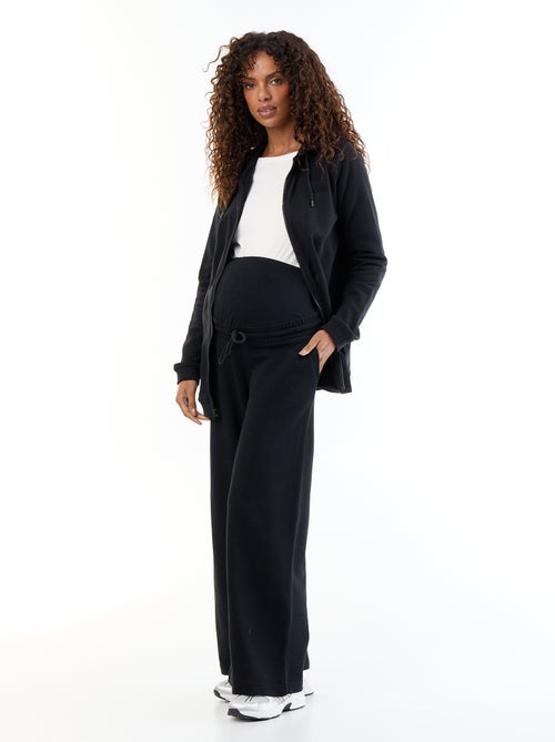 Jogging de maternité wide leg en french terry - Kiabi Jogging de maternité wide leg en french terry - Kiabi