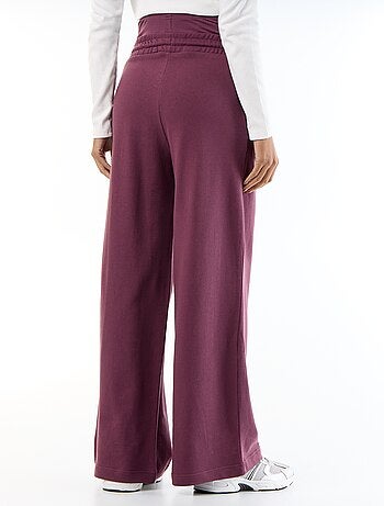 Jogging de maternité wide leg en french terry