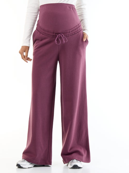Jogging de maternité wide leg en french terry - Kiabi Jogging de maternité wide leg en french terry - Kiabi