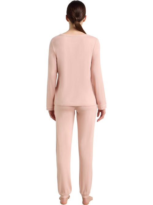 Jogging de pyjama droit Soft Blush - Kiabi
