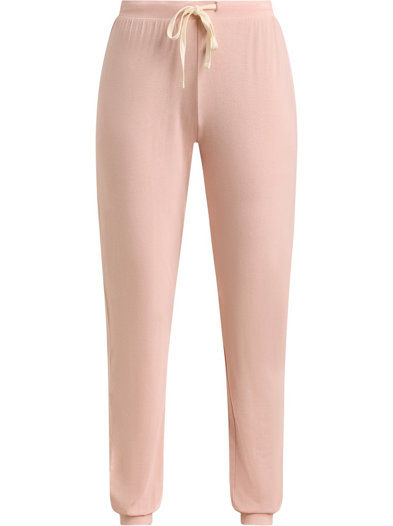 Jogging de pyjama droit Soft Blush Rose pâle - Kiabi