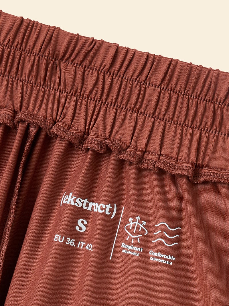 Jogging de sport coupe large - (ekstract) Marron - Kiabi