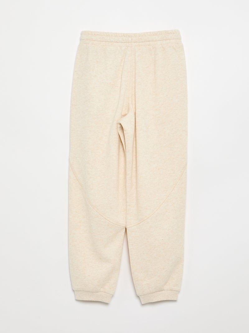 Jogging de sport en French Terry Beige - Kiabi
