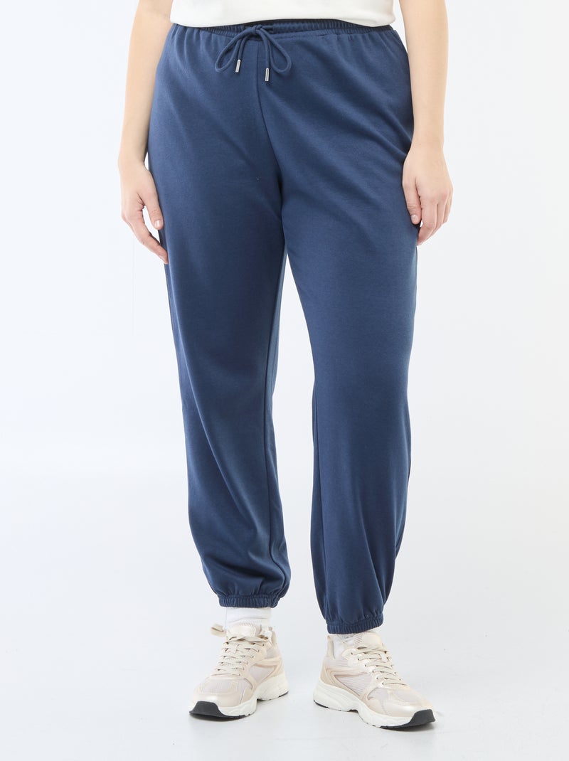Jogging de sport en french terry Bleu - Kiabi