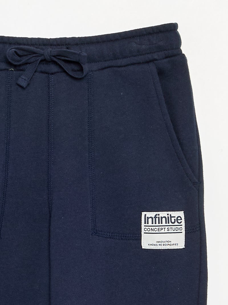 Jogging de sport en French Terry Bleu - Kiabi