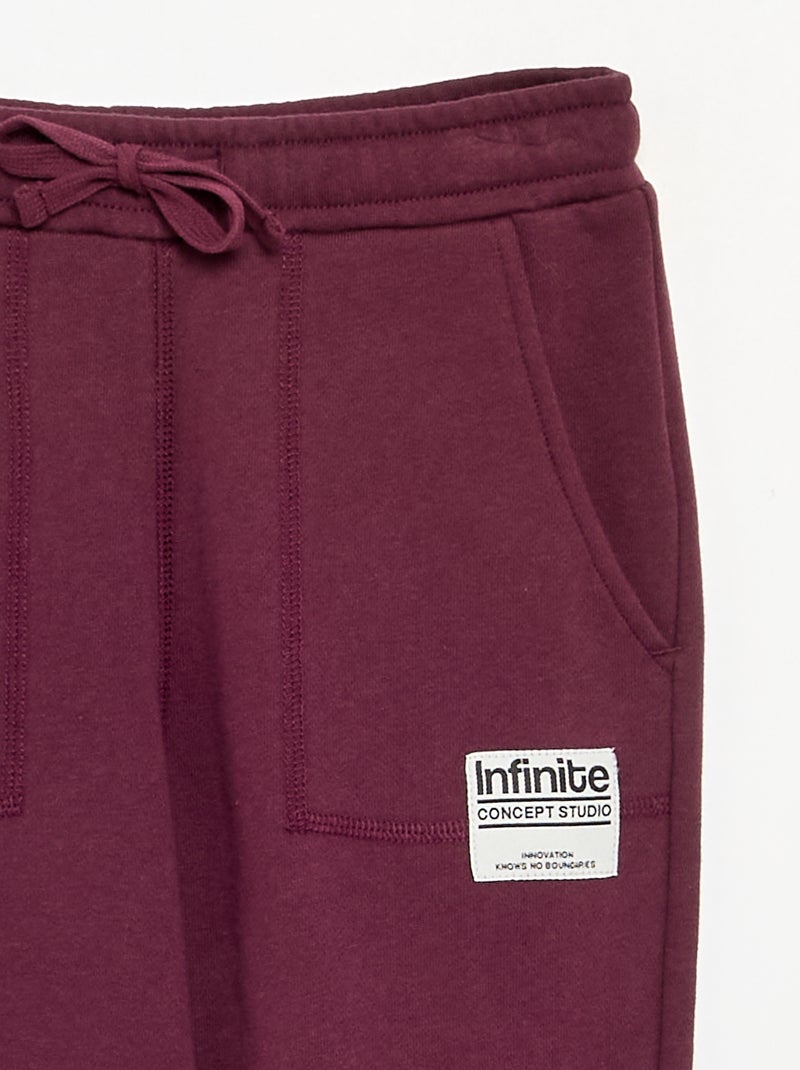 Jogging de sport en French Terry Rouge - Kiabi