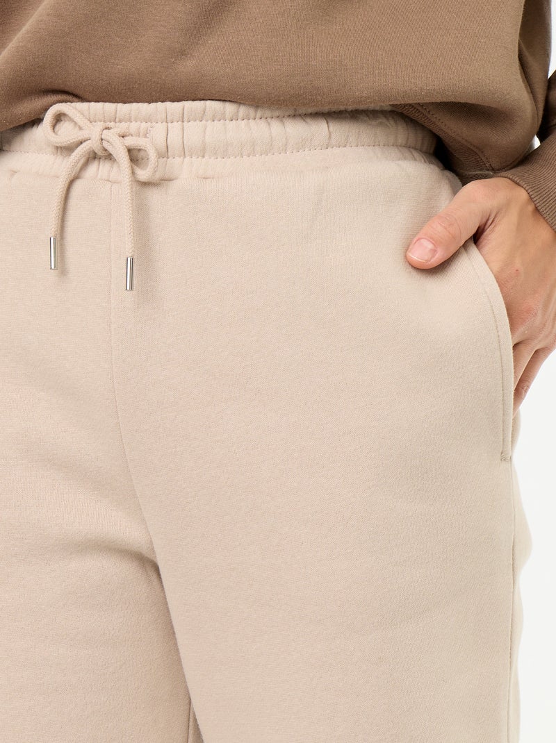 Jogging de sport taille standard Beige - Kiabi