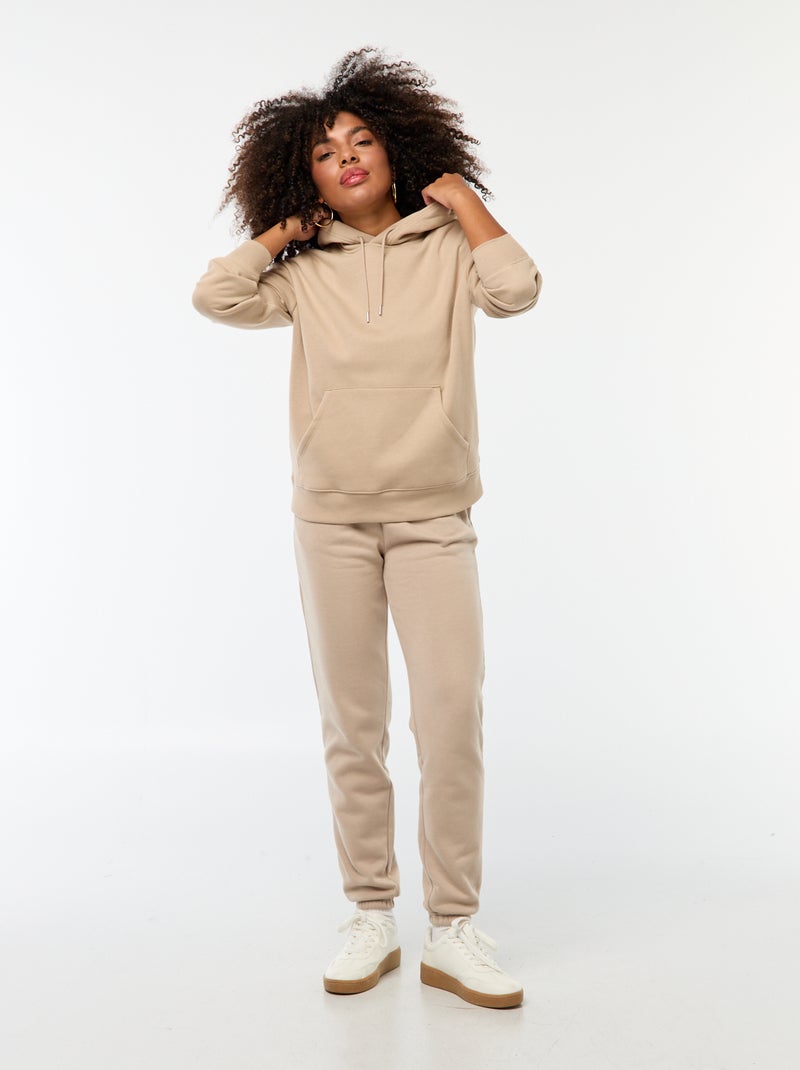 Jogging de sport taille standard beige - Kiabi