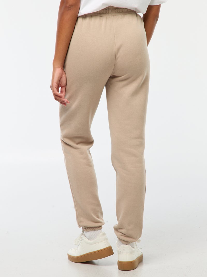 Jogging de sport taille standard Beige - Kiabi
