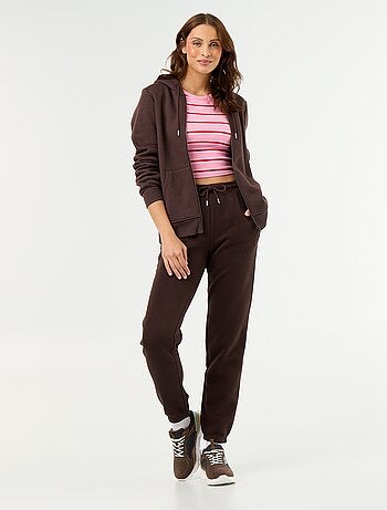 Pantalon de jogging femme en maille lourde