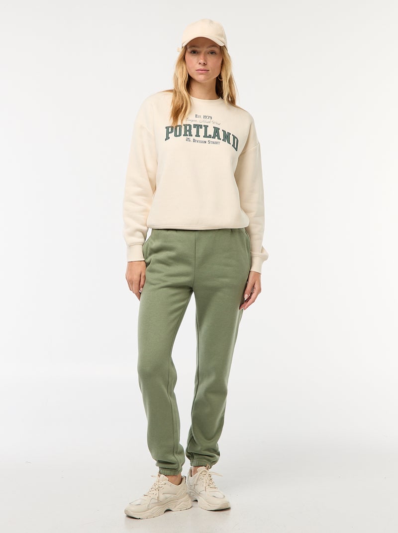 Jogging de sport taille standard Vert Femme Kiabi