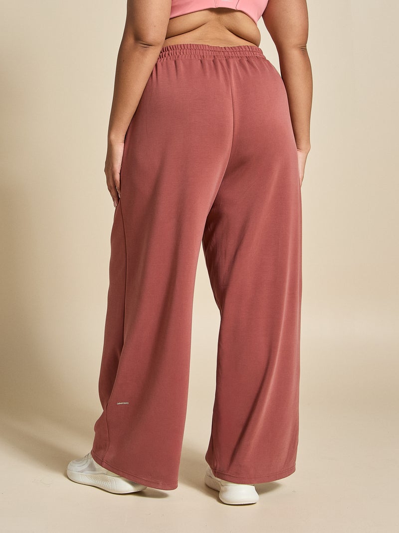 Jogging de sport wide leg - (ekstract) Marron - Kiabi