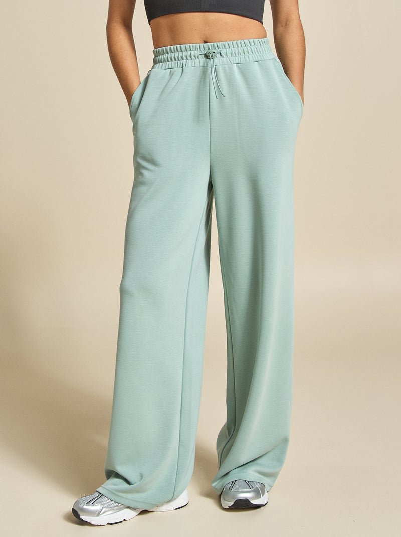 Jogging de sport wide leg - (ekstract) Vert - Kiabi