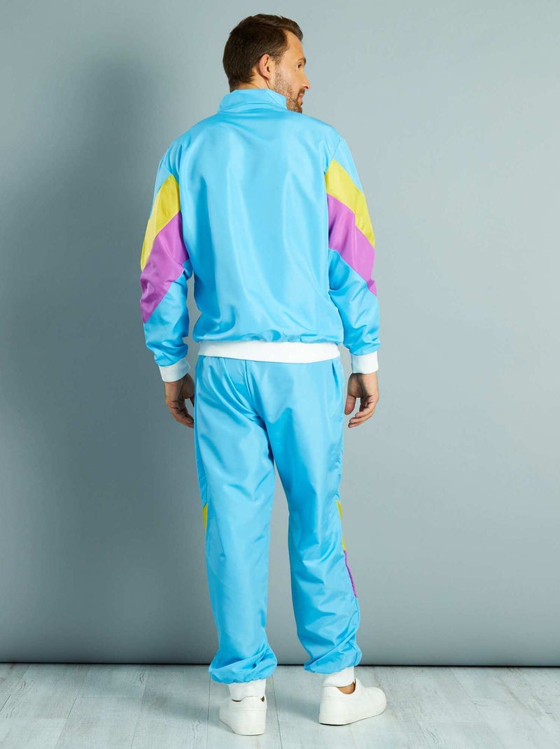 Jogging des années 80 bleu - Kiabi