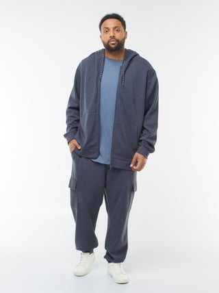 Jogging en maille piquée avec poches à rabat