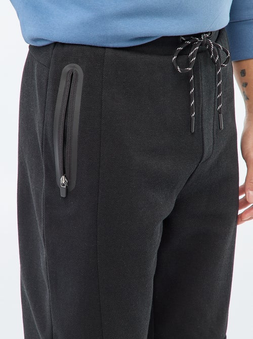 Jogging en maille piquée - Kiabi