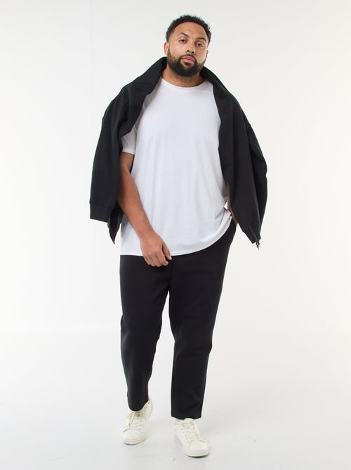 Jogging en maille piquée - Kiabi