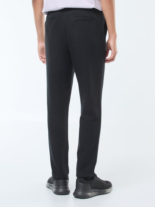 Jogging en maille piquée uni - Kiabi