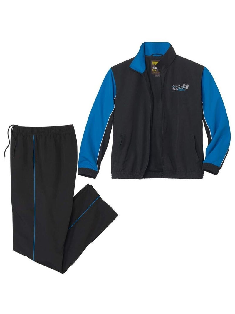 Jogging en Microfibre   - ATLAS FOR MEN Noir - Kiabi