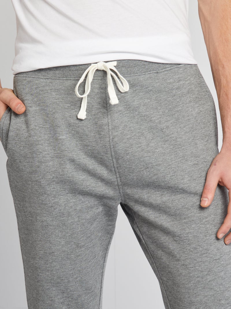 Jogging en molleton - L36 Gris - Kiabi