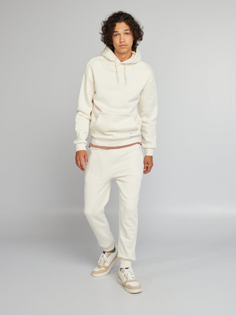 Jogging en molleton BLANC - Kiabi