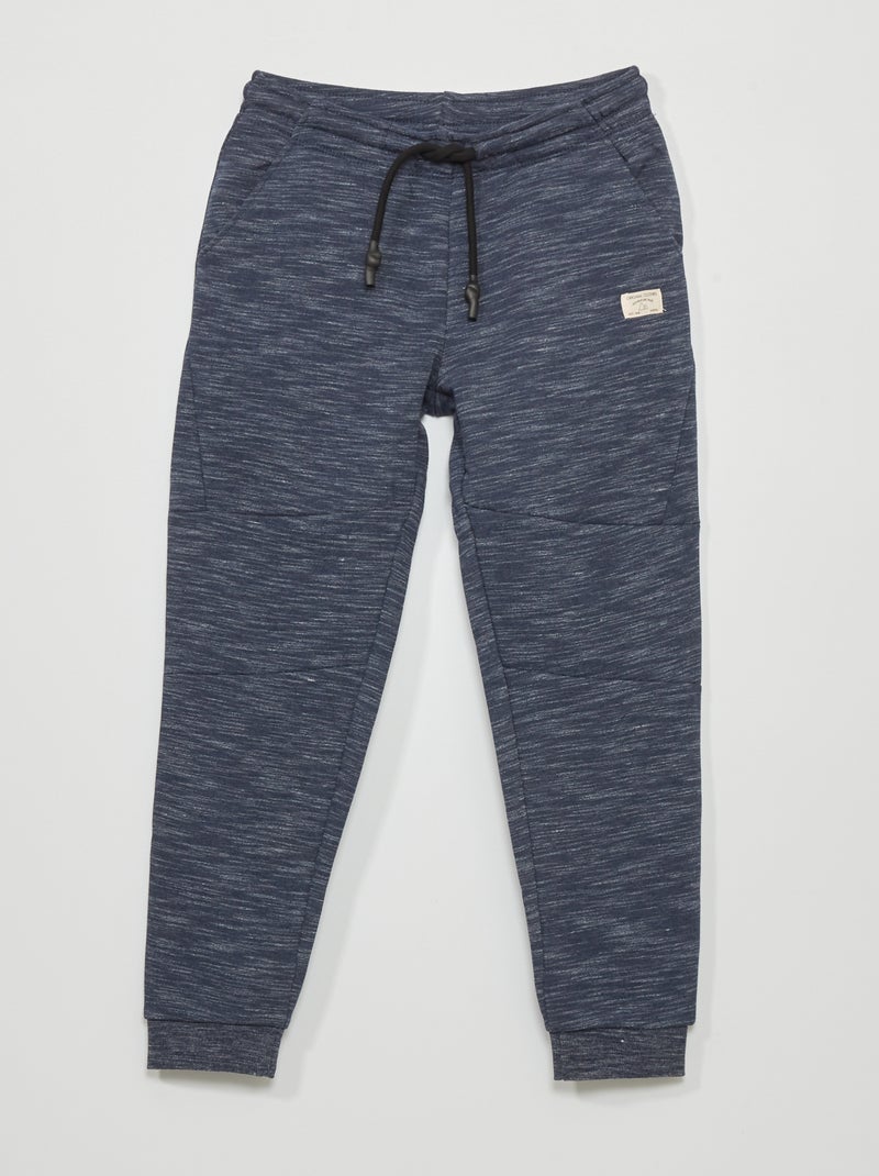 Jogging en molleton bleu marine - Kiabi