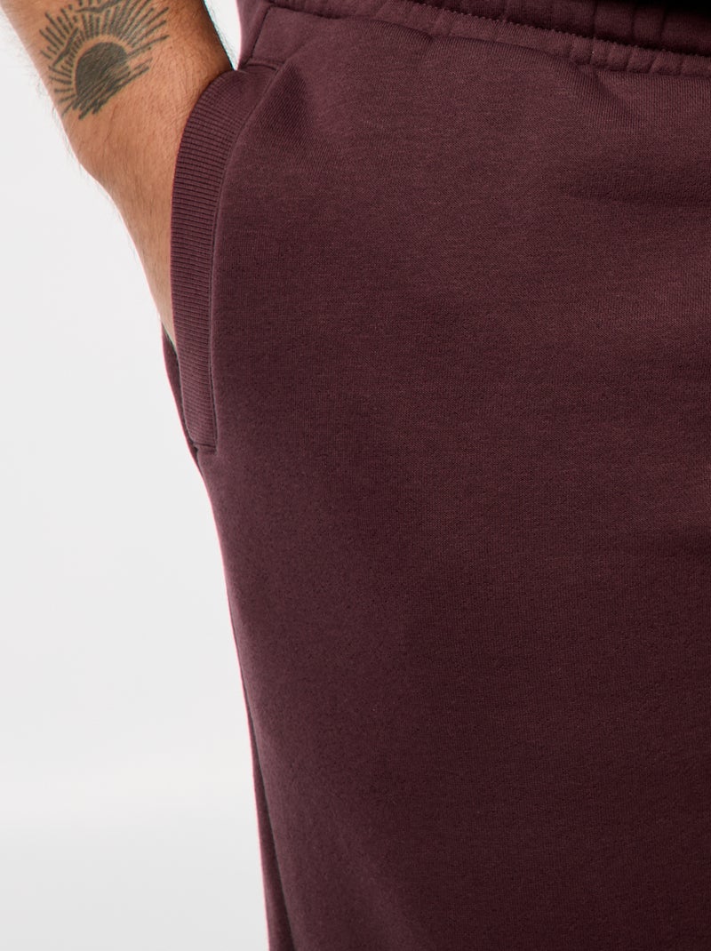 Jogging en molleton chaud avec poches Violet - Kiabi