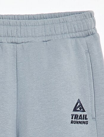 Jogging en molleton color block