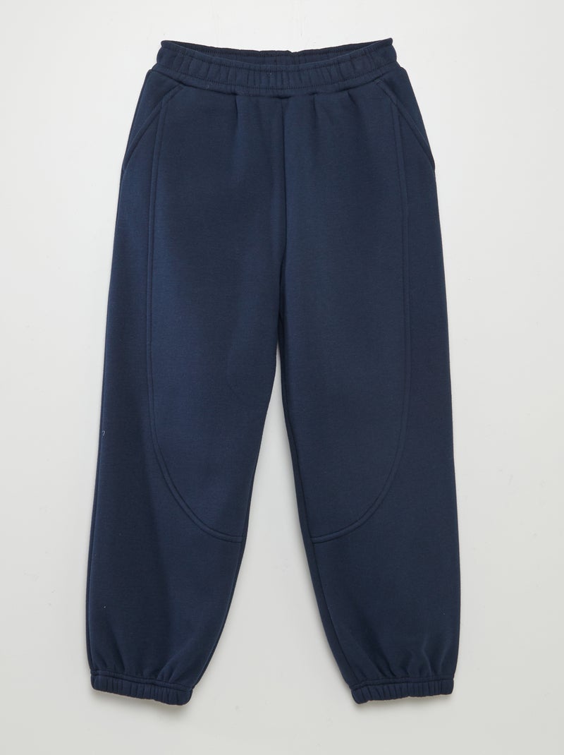 Jogging en molleton doublé polaire Bleu - Kiabi