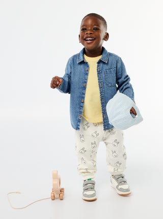 Jogging en molleton fantaisie