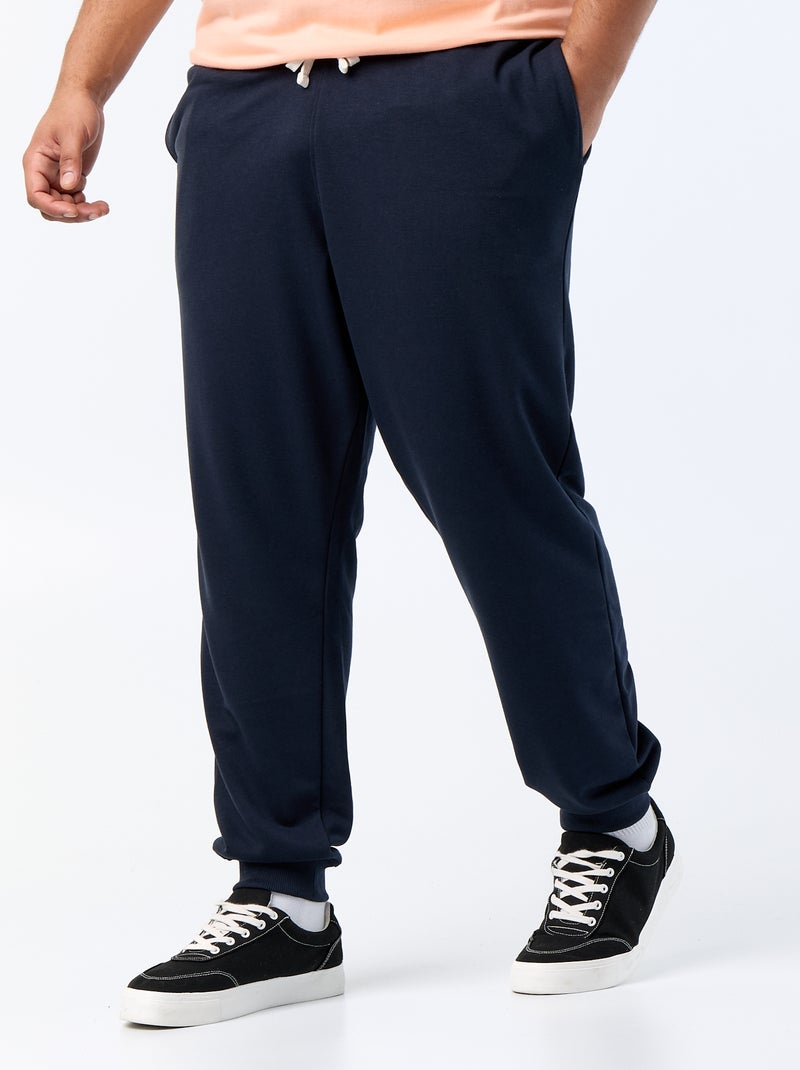 Jogging en molleton gratté Bleu - Kiabi