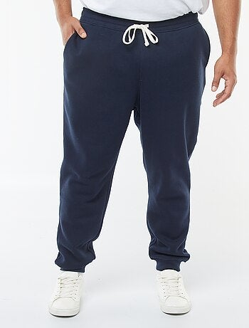 Jogging en molleton gratté uni