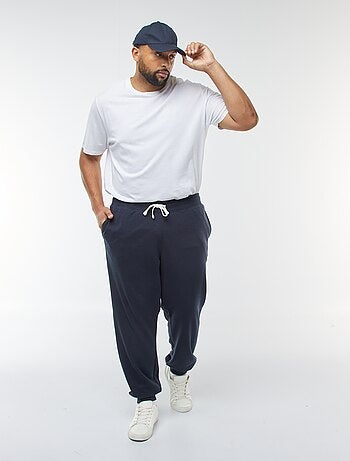 Jogging en molleton gratté uni