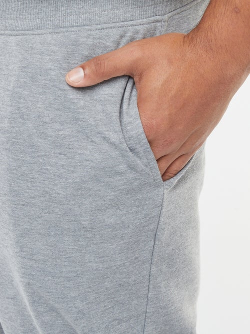 Jogging en molleton gratté uni - Kiabi