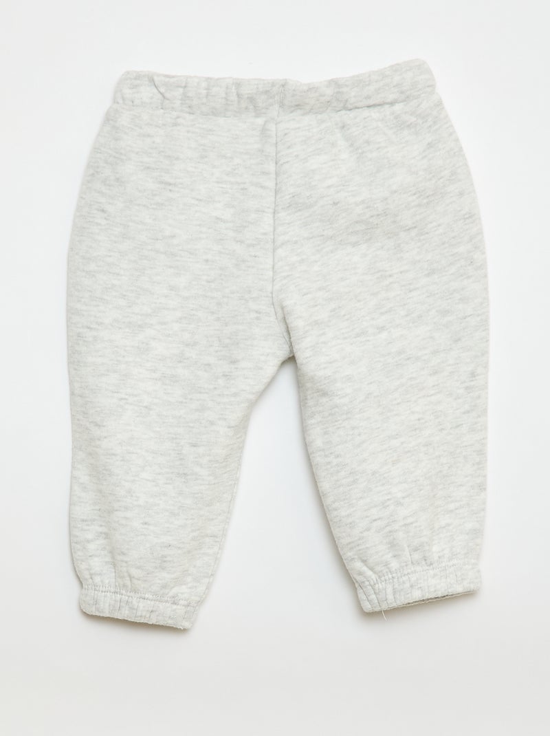 Jogging en molleton Gris - Kiabi