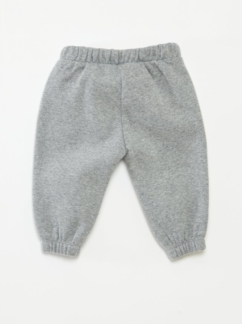 Jogging en molleton Gris - Kiabi