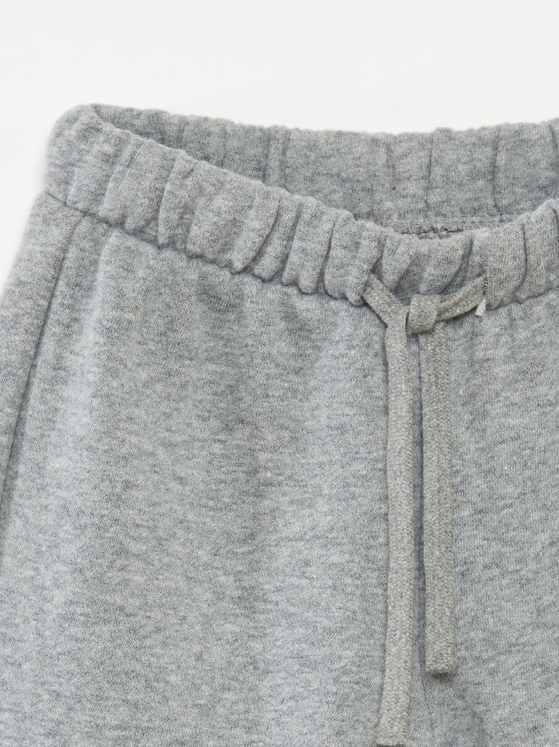 Jogging en molleton Gris - Kiabi