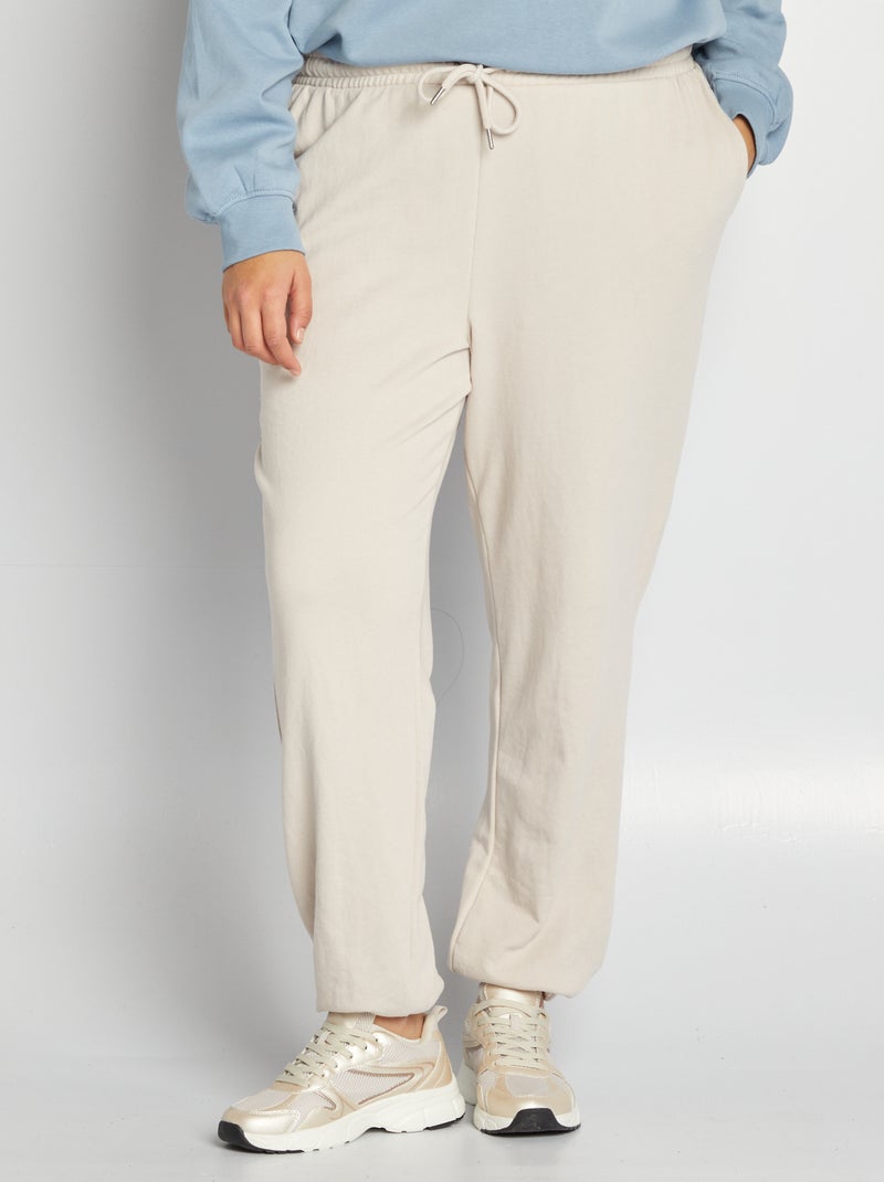 Jogging en molleton GRIS - Kiabi